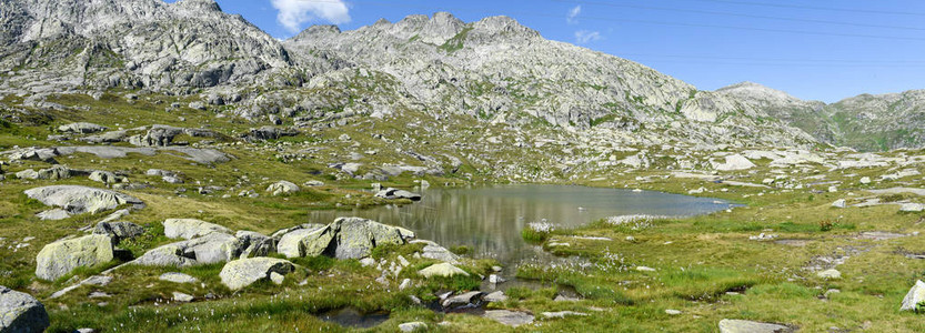 圣哥达通瑞士阿尔卑斯山上的圣哥达山口景背景