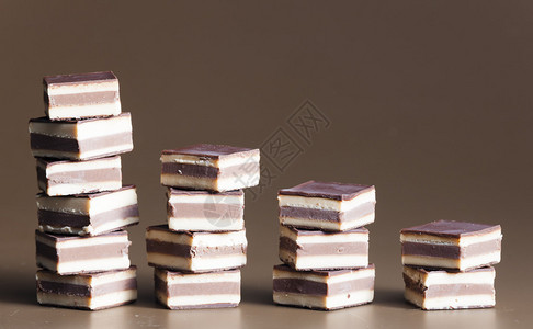 牛轧糖巧克力糖图片