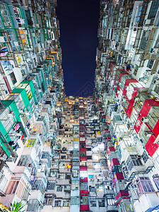 香港拥挤的建筑图片