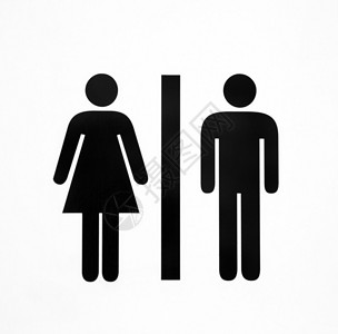 公共厕所的标志背景图片