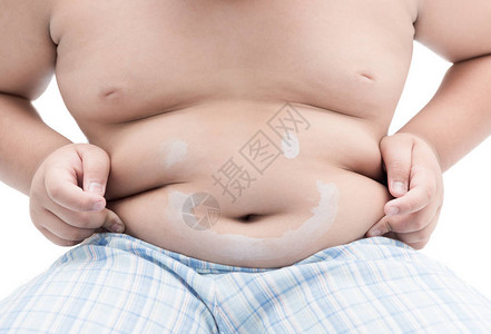 胖子被白种背图片