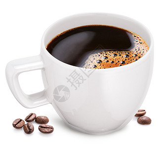 白色背景的咖啡杯文件包含一个杯子背景图片
