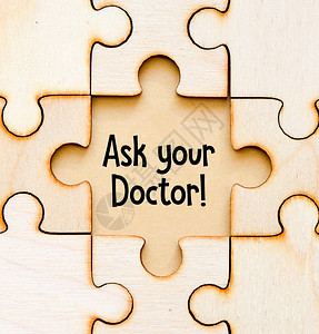 问你的医生木拼图医学概念图片