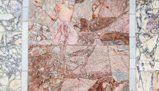 五颜六色的古罗马大理石地板图片