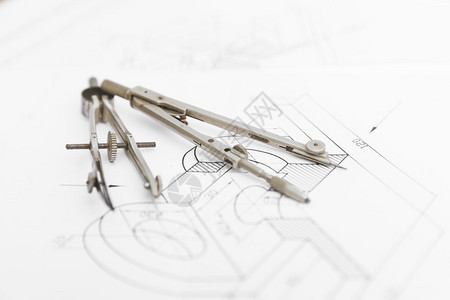 技术绘图罗盘关闭背景图片