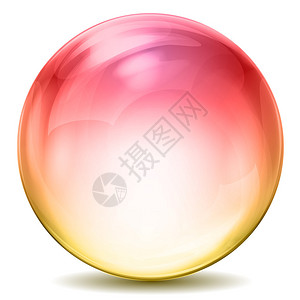 上的彩色水晶球插图图片
