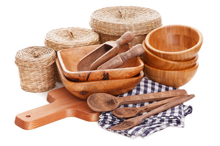 天然竹木厨具图片
