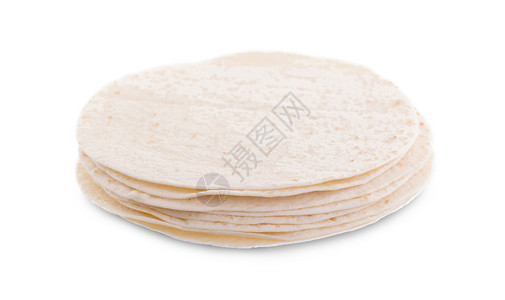 小麦圆玉米饼白图片