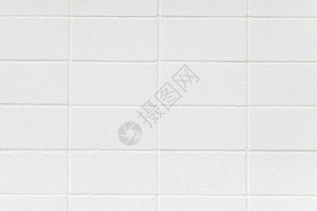 白色水泥砌块墙无缝背景和纹理图片