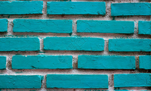 蓝色格朗基砖墙的纹理白色背景图片