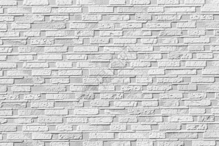 白砖黑瓦白砖石墙无缝背景和纹理设计图片