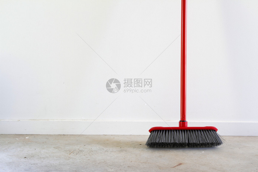 地板上的扫帚用于广告复图片