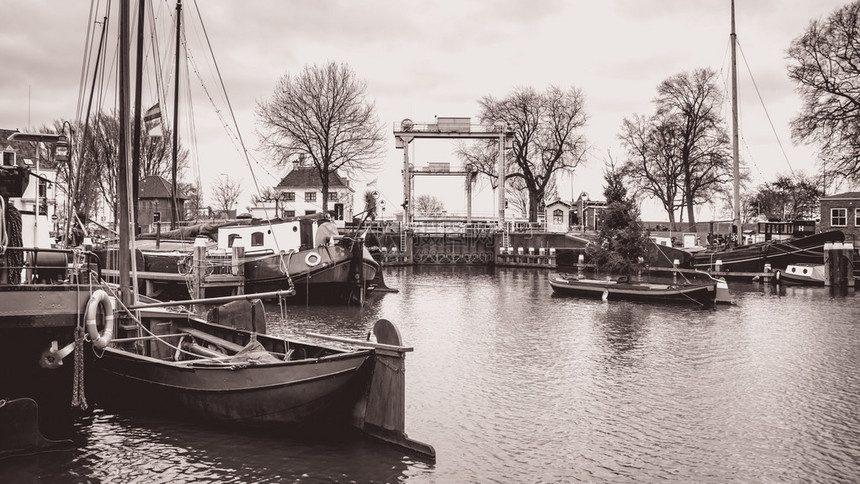 荷兰古达博物馆港口图片