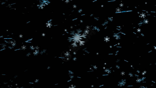 4K逼真的雪景3d渲染背景数码插图图片