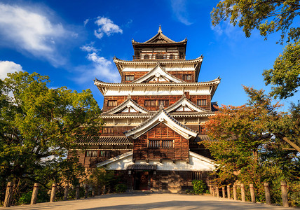 广岛城堡广岛日本图片