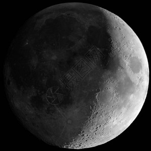 用天文望远镜看到的打蜡新月方形1图片
