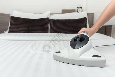 尘螨使用清洁床垫除尘器用紫外灯背景