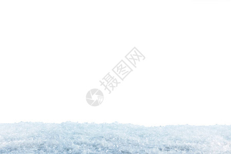 白色冬季背景上的浅蓝色雪图片