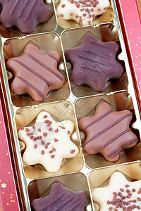 美味巧克力饼干形状像表图片