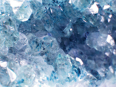 aquamarine天然石英蓝图片