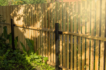 用黑色金属柱子和门花园和菜园栅栏来建造新图片
