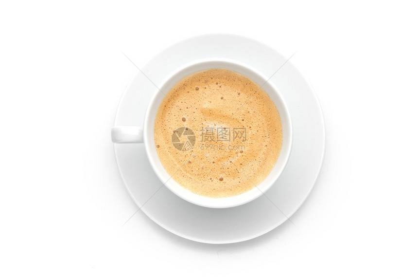 白背景咖啡杯以5D2马克图片