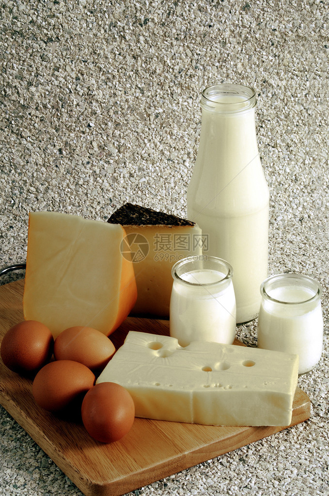 乳制品牛奶酪和酸奶图片