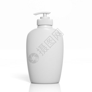 3D空白泵瓶模型图片