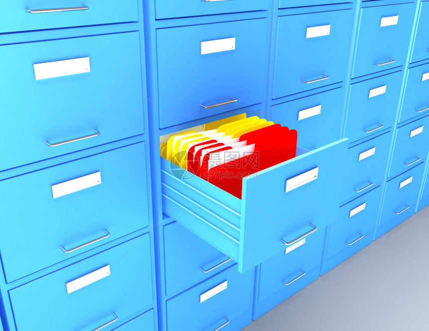 3d文件柜和文件夹图片