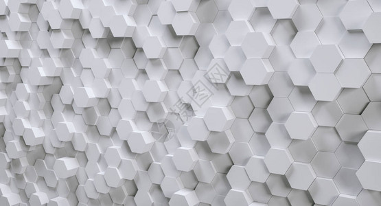 白色3D六边形设计结构背景网站和杂背景图片