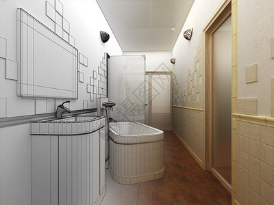 现代浴室内设计图片