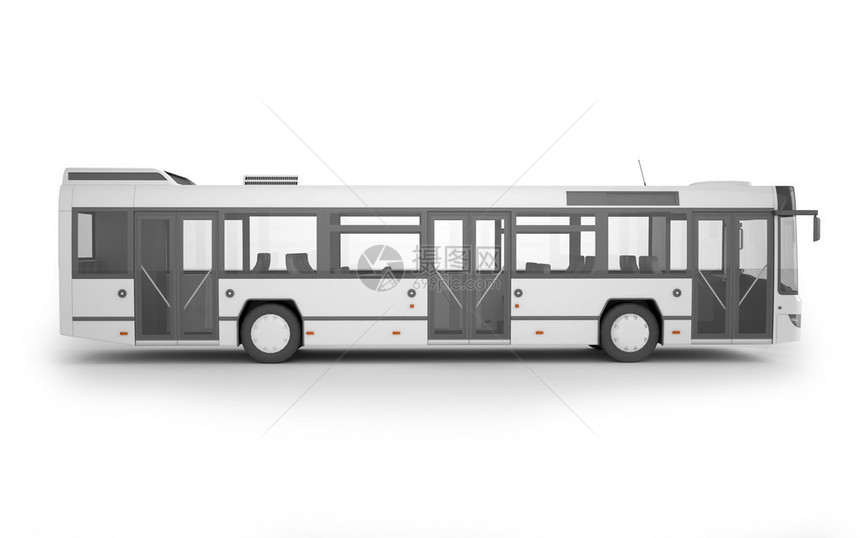 城市公交车的空面代表图片
