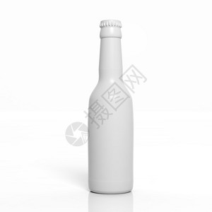 3D空白瓶装模型图片