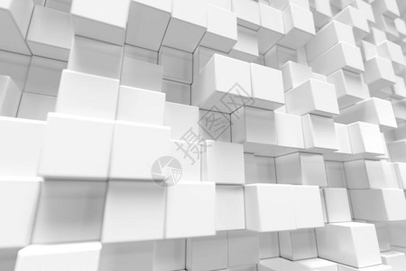 白色几何立方体立方体盒子正方形成抽象背景抽象的白色块您设计的模板背景背景图片