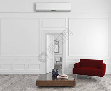 现代室内有空调3背景图片