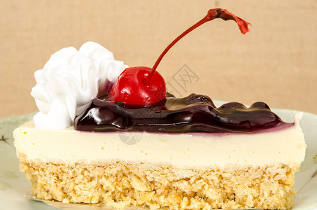 蓝莓芝士蛋糕照片背图片