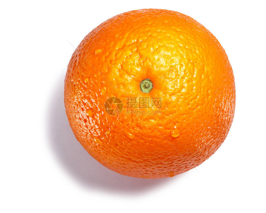 橙色Citrussinensics水果整体滑过路径图片