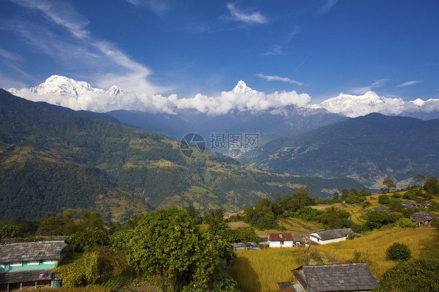 尼泊尔Annapurna地区喜马拉雅图片