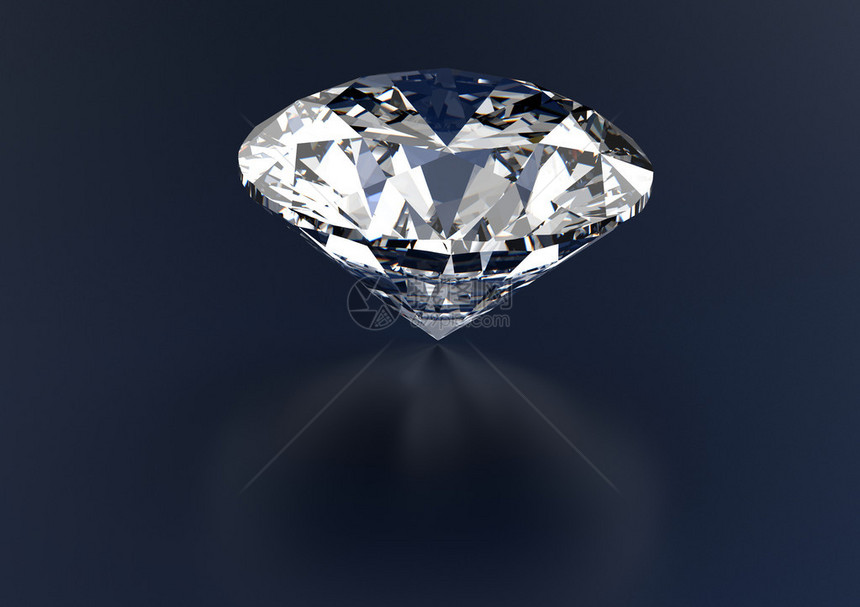 豪华3D钻石渲染珠宝石图片