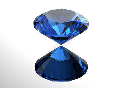 牢不可破豪华3D钻石渲染珠宝石贝尼托瓦蓝宝石堇设计图片