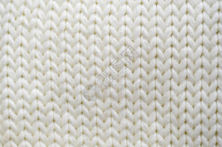 白色纹质的白编织围巾图片