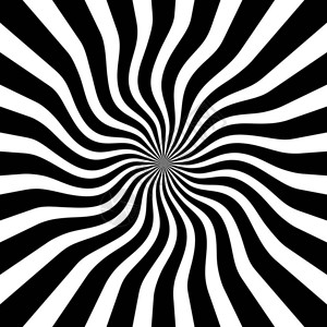 黑白圆圈线移动线幻觉图片