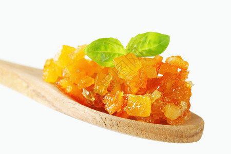 木勺蜜饯柑橘皮图片