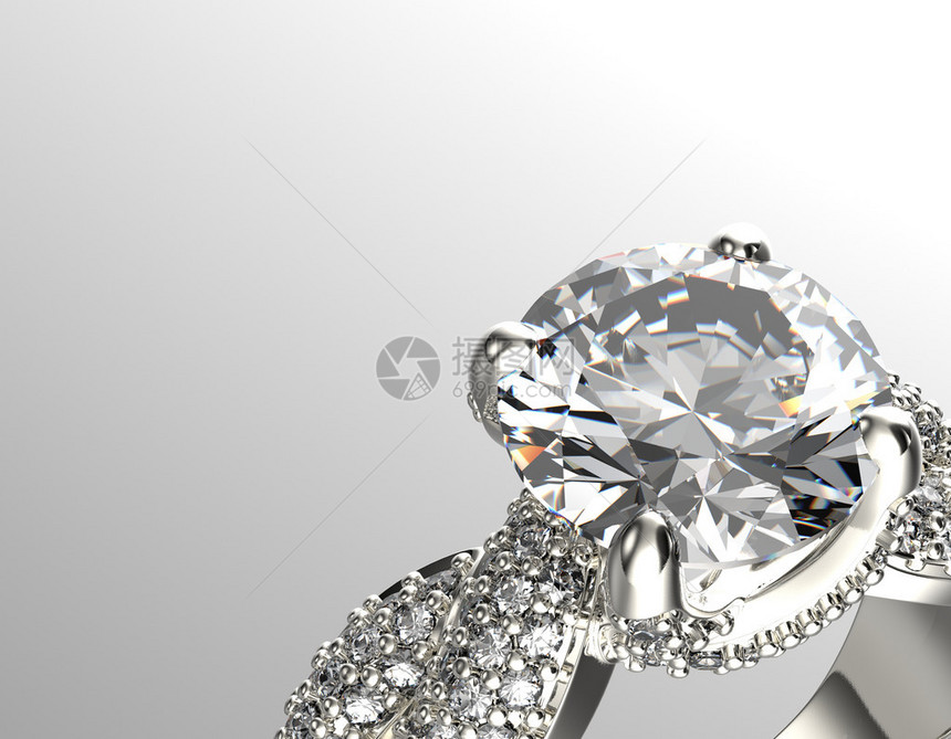 钻石珠宝戒指图片