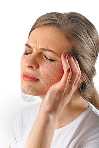 妇女头痛图片