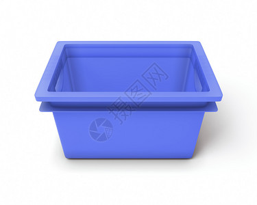 蓝色塑料盒图片