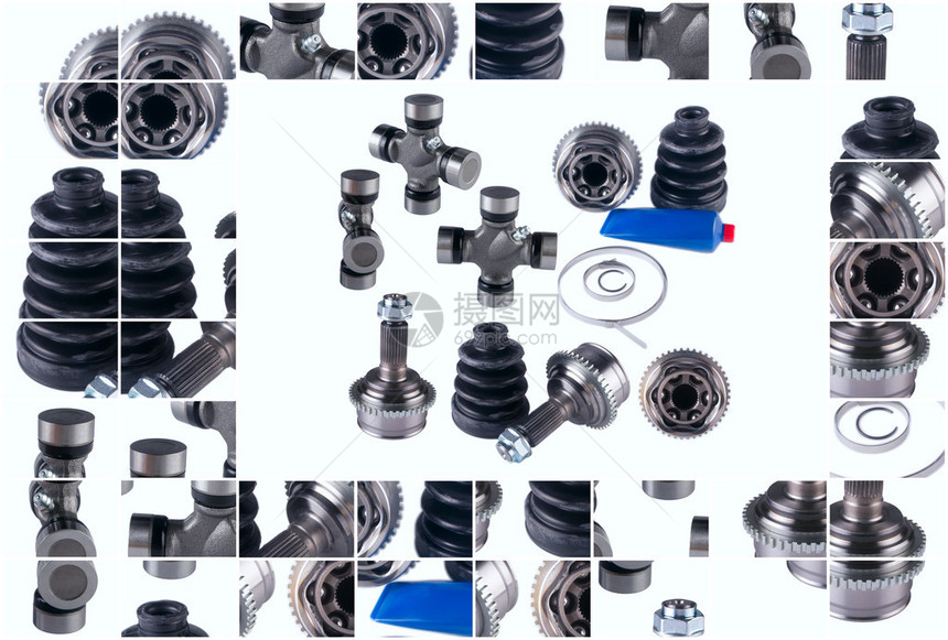 CV万向节等速万向节汽车的部分车轮图片