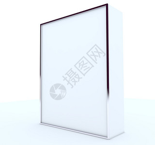 空白框显示用于设计工作的新设计铝框模板背景图片