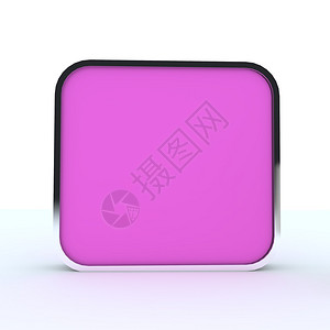 粉红色空白框显示用于设计工作的新设计铝框模板图片