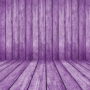 房间内部的紫色木透视背景图片